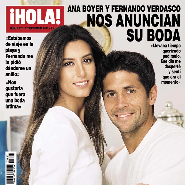 En ¡HOLA!, Ana Boyer y Fernando Verdasco nos anuncian su boda