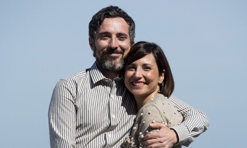 Marian Álvarez y Andrés Gertrúdix, unos papás de cine en San Sebastián