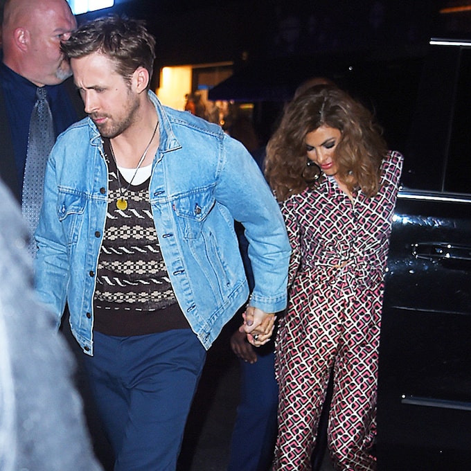 Eva Mendes y Ryan Gosling disfrutan de la noche neoyorquina
