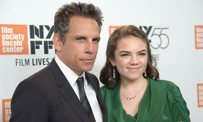 Ben Stiller presume de hija en la alfombra roja