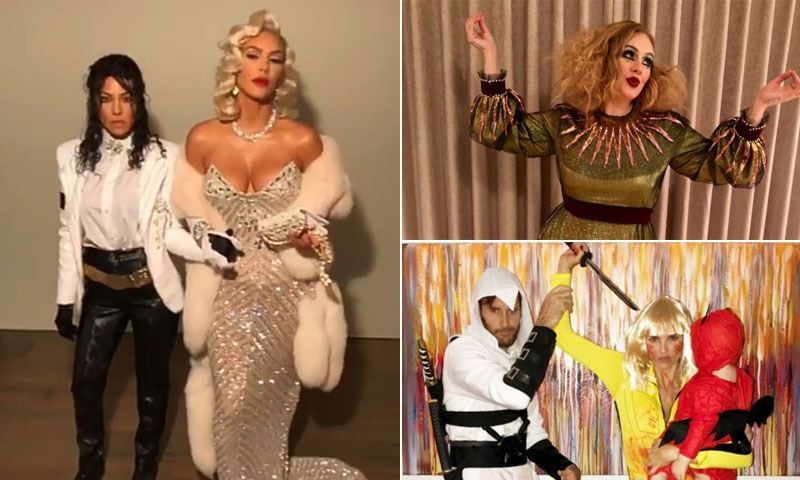 Las 'celebrities' disfrutan de un Halloween cada vez menos terrorífico pero sí muy divertido