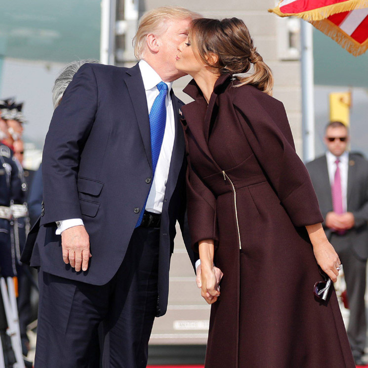 ¡Besos en Asia! Así están viviendo Trump el aniversario de su victoria electoral