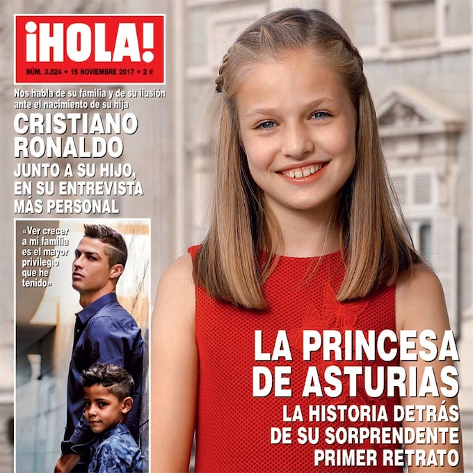 En ¡HOLA!, Cristiano Ronaldo, junto a su hijo, en su entrevista más personal