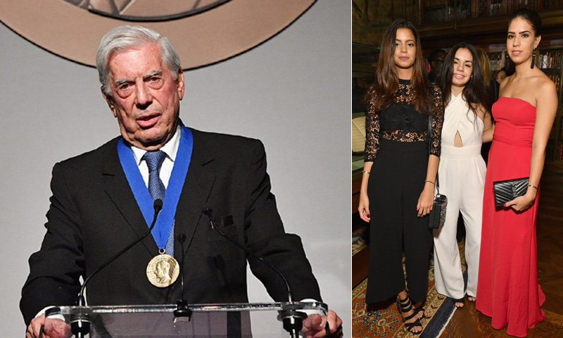 Mario Vargas Llosa reúne en Nueva York a sus nietas con Isabel Preysler y Tamara Falcó