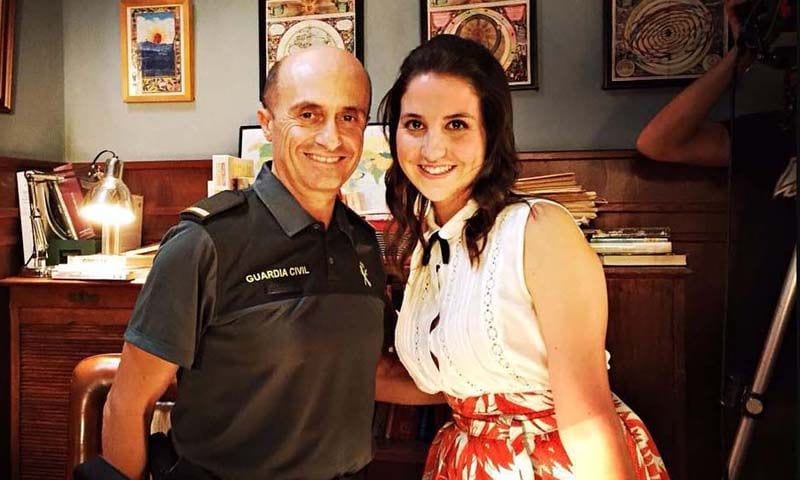 Camila Viyuela sigue los pasos de su padre, Pepe Viyuela, y será su hija también en la ficción