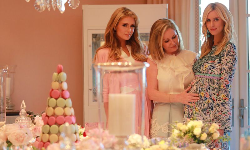 Paris Hilton organiza a su hermana Nicky una dulce 'baby shower' en tonos pastel