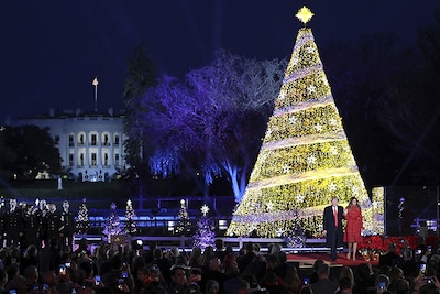 La primera Navidad de los Trump en la Casa Blanca