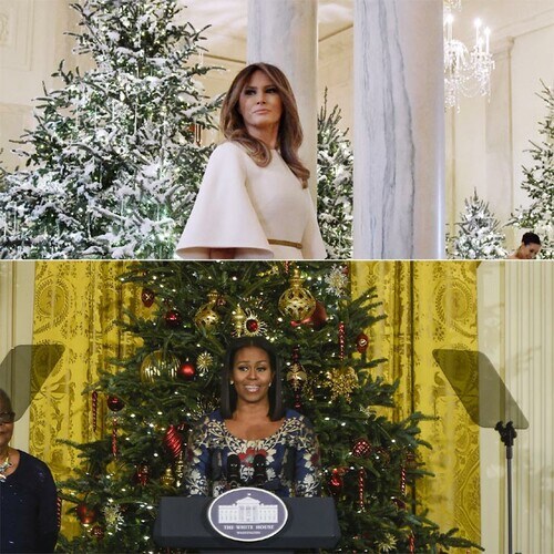 Trump vs. Obama, ¿qué decoración navideña prefieres?