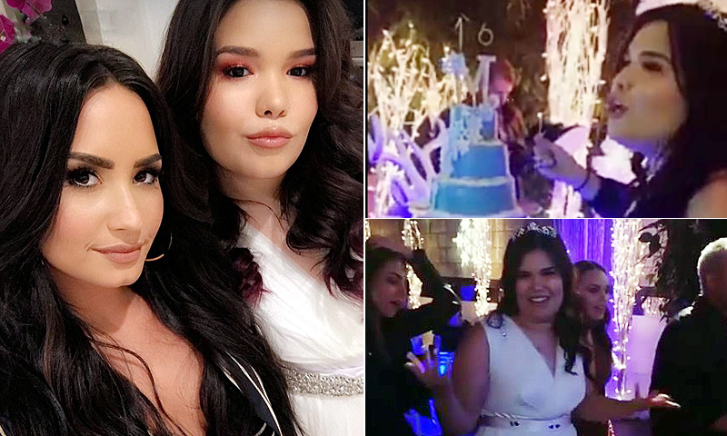 La hermana de Demi Lovato, Juanita en 'Mujeres desesperadas', irreconocible en su 16 cumpleaños