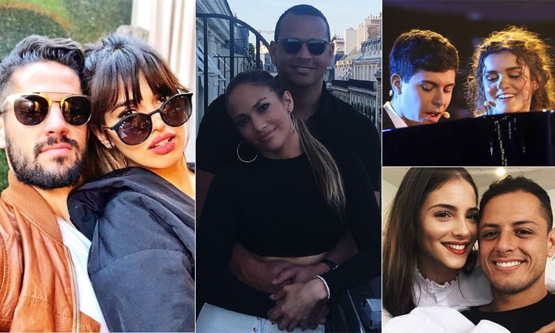 Desde 'Chicharito' y Andrea Duro hasta Isco Alarcón y Sara Sálamo, estos han sido los romances del año