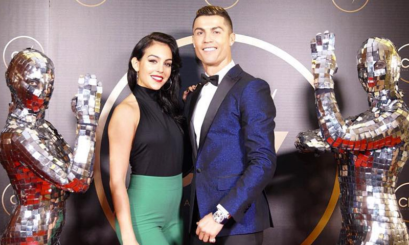 Georgina Rodríguez y su impresionante figura en la gran noche de Cristiano Ronaldo