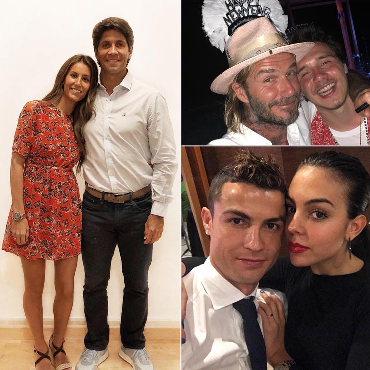 ¡Bienvenido 2018! Shakira, Ana Boyer. Ronaldo, David Beckham... así nos han felicitado el año