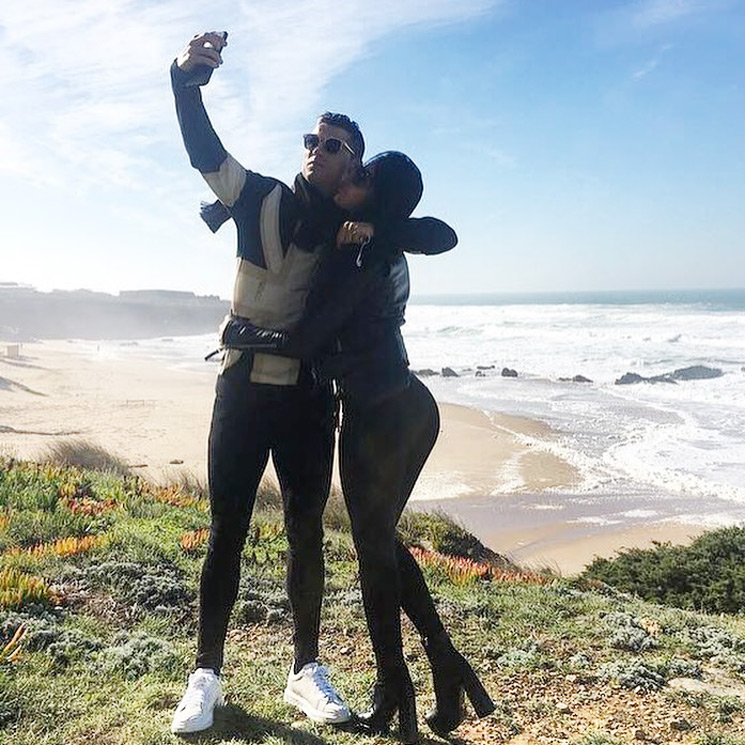 Cristiano Ronaldo y Georgina Rodríguez, todo amor al sol de Portugal