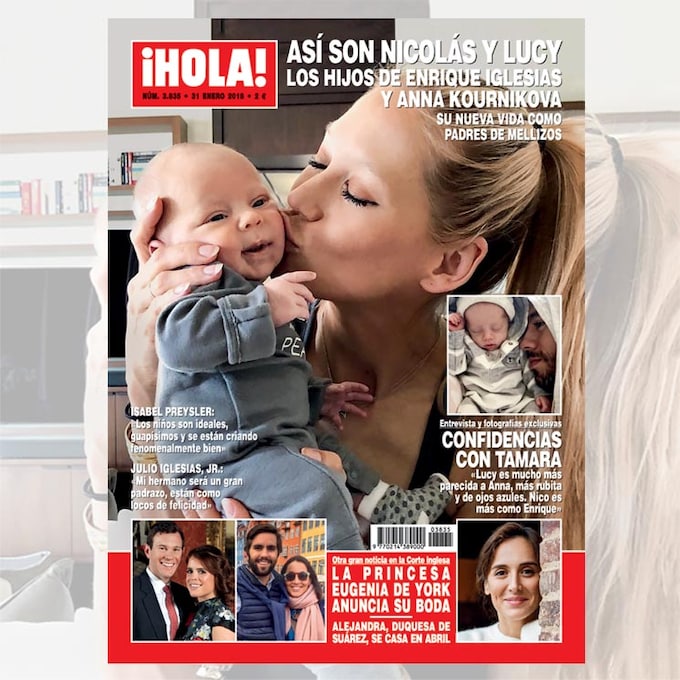 Esta semana en ¡HOLA!: así son Nicolás y Lucy, los hijos de Enrique Iglesias y Anna Kournikova