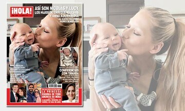 En ¡HOLA!: Así son Nicolás y Lucy, los hijos de Enrique Iglesias y Anna Kournikova