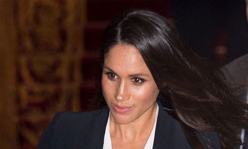 Meghan Markle vestida de Alexandre McQueen en su última aparición pública 