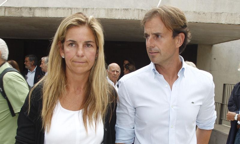 Arantxa Sánchez Vicario y Josep Santacana