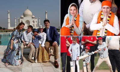 FOTOGALERÍA: El álbum del viaje de Trudeau y familia a la India que tanto está dando que hablar