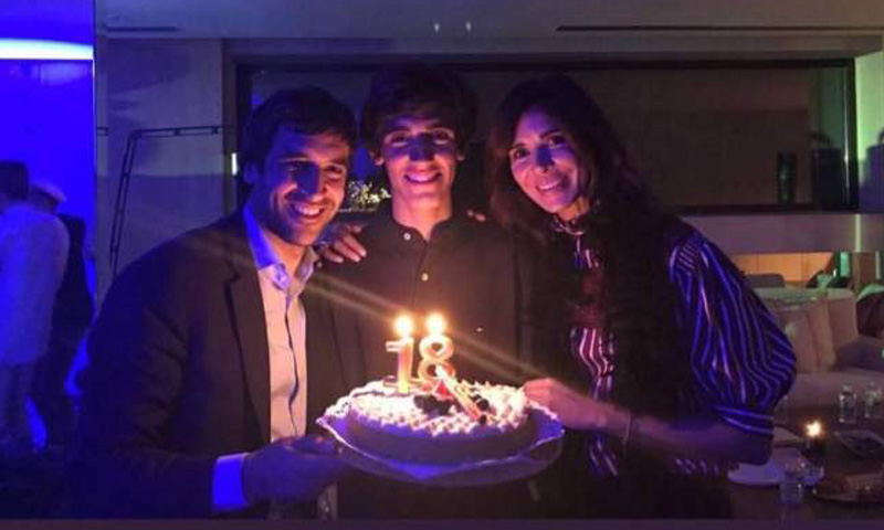 El increíble regalo de Raúl González y Mamen Sanz a su hijo Jorge por su 18º cumpleaños