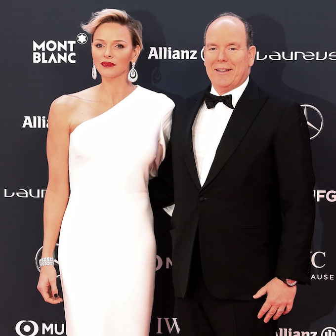 Alberto y Charlene de Mónaco, con la 'realeza' del deporte en los Premios Laureus
