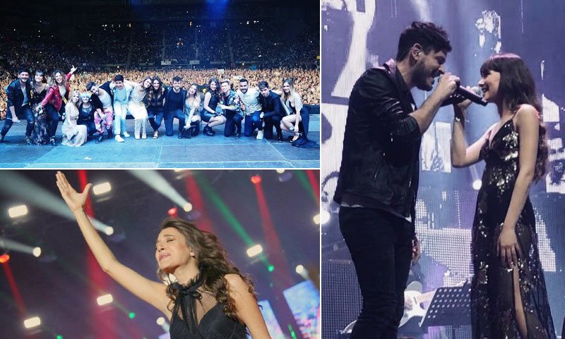 Ot 2017 Emociones A Flor De Piel Y El Beso Más Esperado En El Primer Concierto De Ot En Barcelona