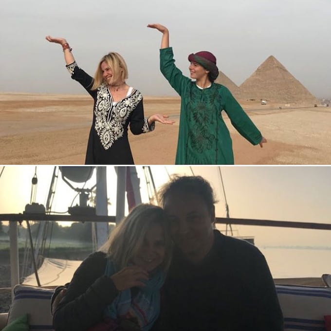 Eugenia Martínez de Irujo y Narcís Rebollo disfrutan de Egipto con Cayetana