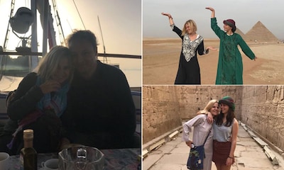 Eugenia Martínez de Irujo y Narcís Rebollo disfrutan de Egipto con Cayetana