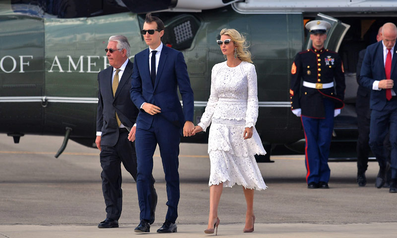 El susto de Ivanka Trump y su marido en un helicóptero