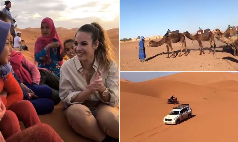 Noches en el desierto y bautizo en el rally solidario que ha llevado a Jessica Bueno hasta Marruecos