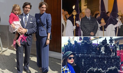 El Duque de Alba, Francisco Rivera y su familia y otros rostros conocidos disfrutan de la Semana Santa andaluza