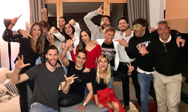 Invitados de lujo, una tarta muy original... Así fue la divertida fiesta de cumpleaños de Rudy Fernández