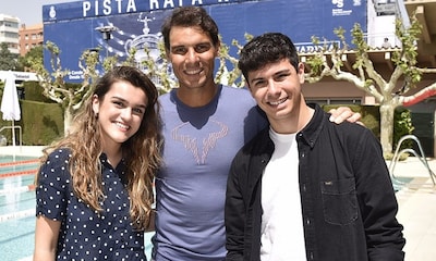 Alfred y Amaia conocen a Rafa Nadal en medio de la polémica por el regalo del finalista de OT