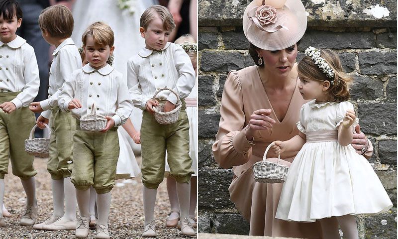 George y Charlotte, los pajes que todos quieren en la boda de Harry y Meghan Markle