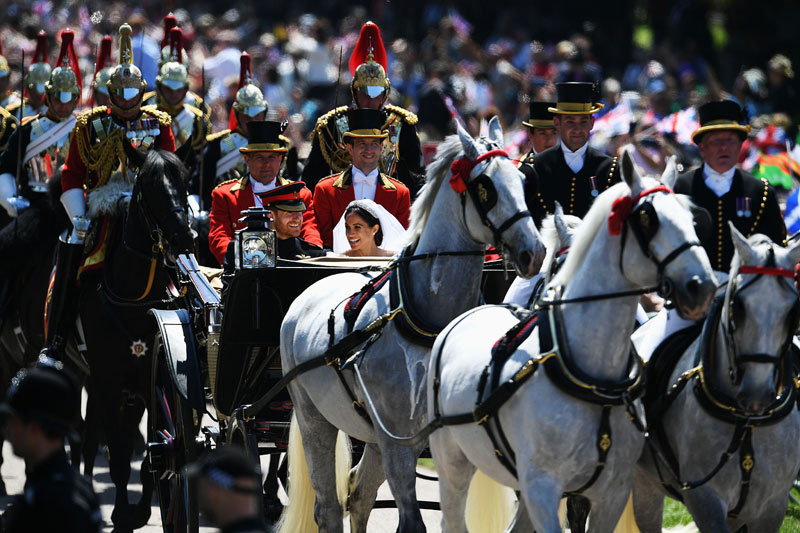 Recorrido de Harry y Meghan tras su boda