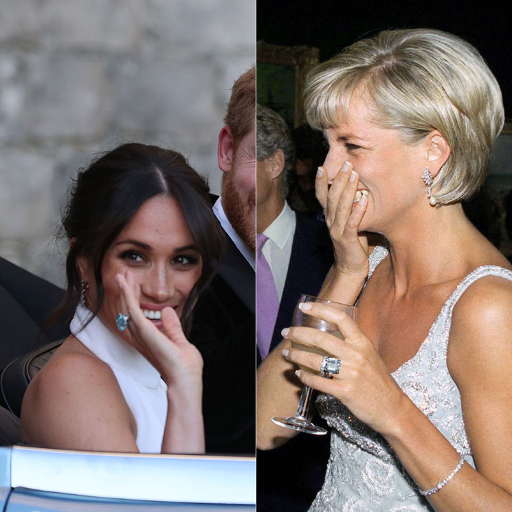 El anillo de la princesa Diana que desde hoy lleva Meghan