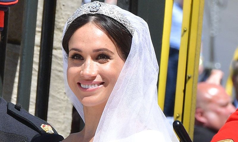 Meghan Markle en el día de su boda