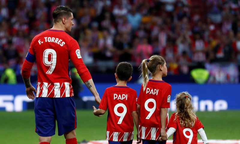 Fernando Torres se despide del Atlético de Madrid