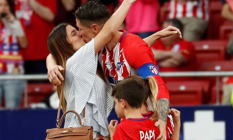 La romántica declaración de amor de Fernando Torres a su mujer