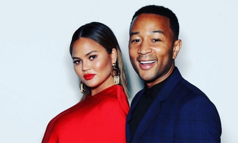 John Legend y Chrissy Teigen presentan a su segundo hijo en Instagram