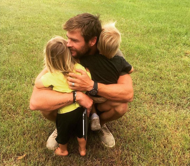 Chris Hemsworth Hijos Cómo los hijos de las estrellas ven a sus célebres papás - Foto 1