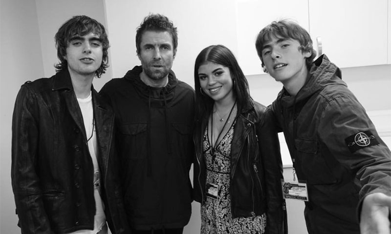 El líder de Oasis, Liam Gallagher, se reencuentra con su hija 19 años después