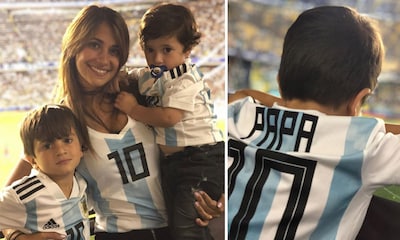El adorable vídeo de los hijos de Leo Messi cantando para animar a su padre