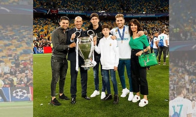 La familia de Zidane, siempre su gran apoyo