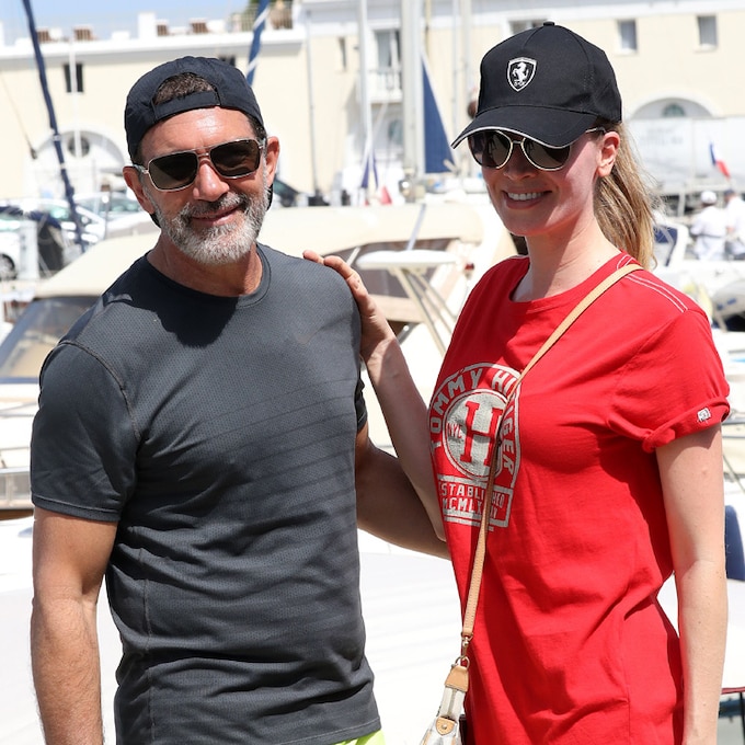 Antonio Banderas y Nicole Kimpel, descanso en la Costa Azul antes de poner rumbo a Miami