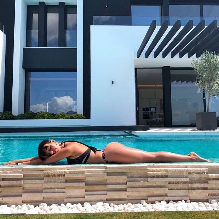 La espectacular foto de Georgina Rodríguez con la que acalla a los que critican sus vacaciones