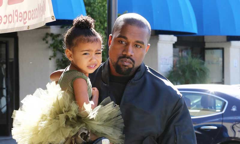 Kanye West y North West