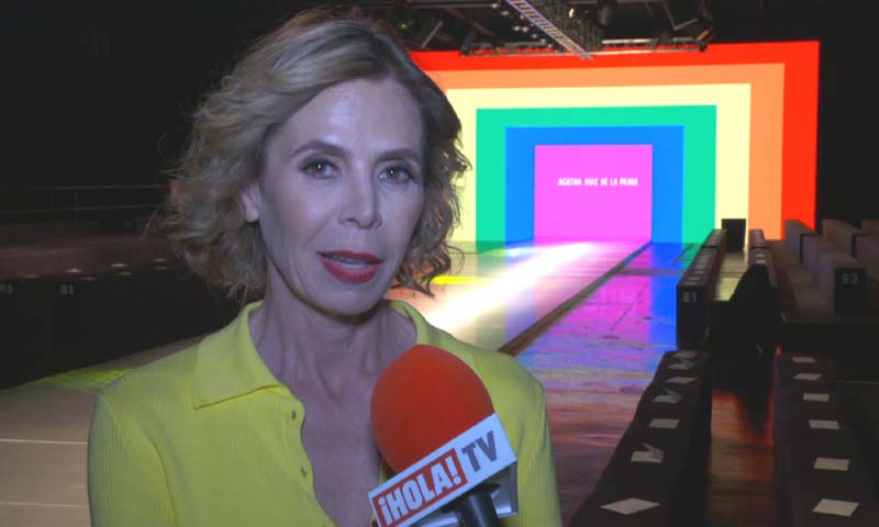 Ágatha Ruiz de la Prada habla con ¡HOLA! TV de Luis Miguel Rodríguez