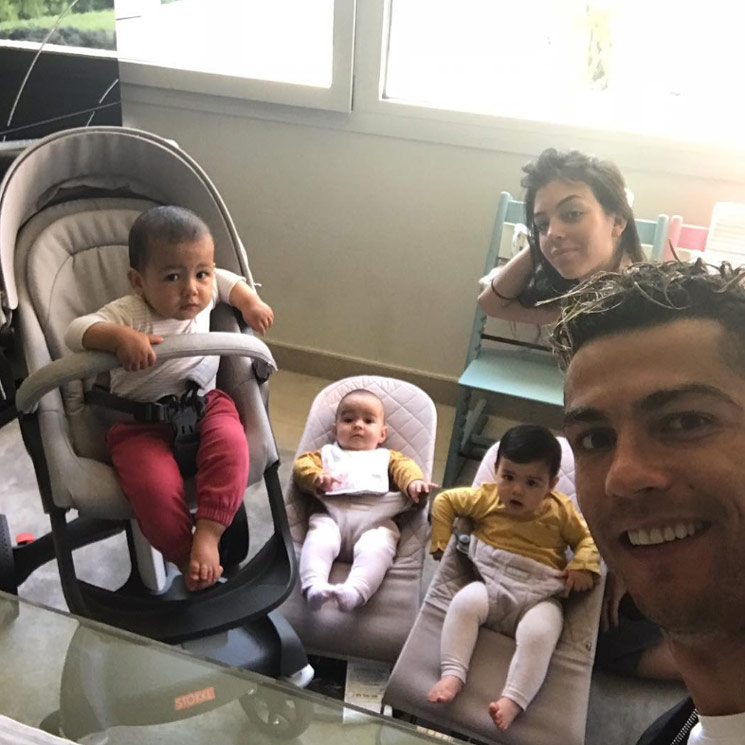 Día de celebración en casa de Cristiano Ronaldo y Georgina Rodríguez: los mellizos Eva y Mateo cumplen un añito