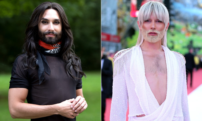 Conchita Wurst, irreconocible tras su cambio de 'look'