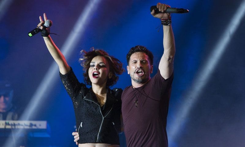 Las últimas imágenes de David de María antes de conocerse su separación fueron en un concierto junto a su ex Chenoa